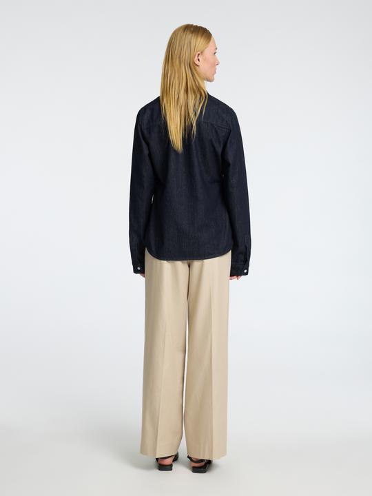 Image du produit Selected Femme Chemise en jean à manches longues près du corps (40)