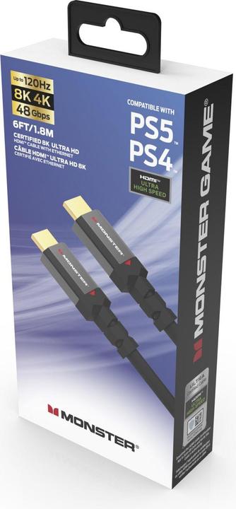 Produktbild Monster Game 8k (1.80 m, HDMI)
