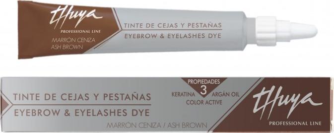 Thuya Wimpern - Brauenfarbe "Asch-Braun"
