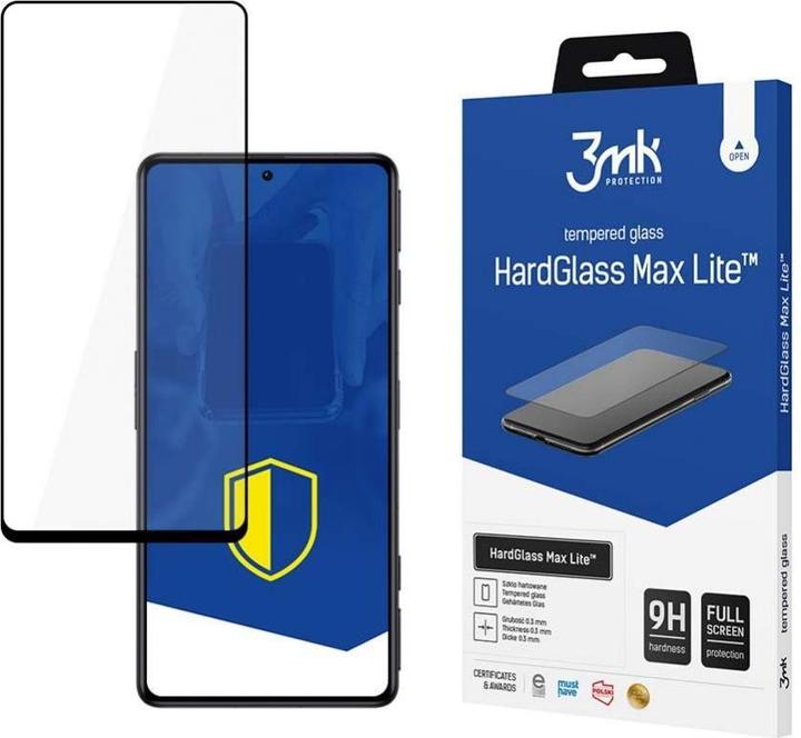 Image du produit 3MK Protection d'écran Hardglass Max Lite (1 pièce(s), Xiaomi Poco F4 GT)
