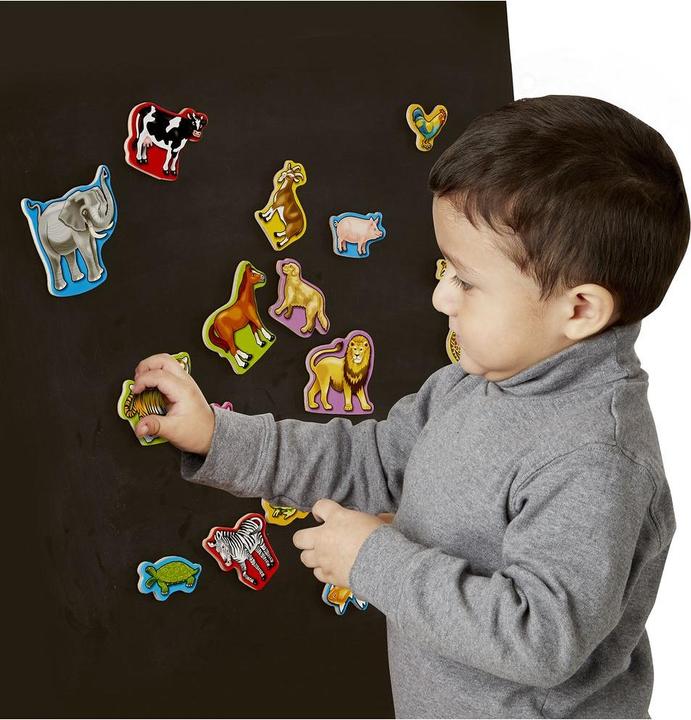Immagine prodotto Melissa & Doug 20 magneti in legno per animali (20 x)