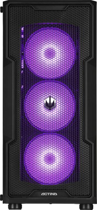 Produktbild Action Actina 5901443329077 PC i5-13600KF Midi Tower Intel® Core™ i5 32 GB DDR4-SDRAM 1000 GB SSD Schwarz (Intel Core i5-13600KF, 32 GB, 1000 GB, GeForce RTX 4070)