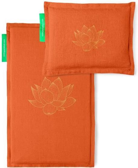 Immagine prodotto Pranamat Set per massaggio ecologico - tappetino e cuscino arancione scuro