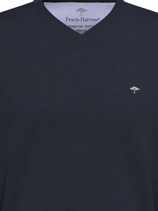 Produktbild Fynch-Hatton V-Neck Sweater navy (XL)