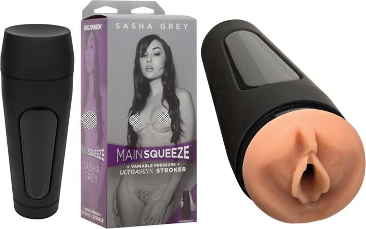 Actual product image Doc Johnson Main Squeeze Sasha Grey - Pussy