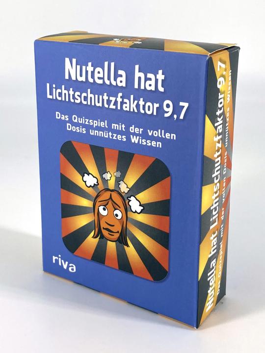 Immagine prodotto La Nutella ha un fattore di protezione solare 9,7 - Il gioco a quiz con la dose completa di nozioni (Tedesco)