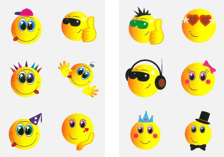 Immagine prodotto Generic Emoji Tatuaggio Temporaneo