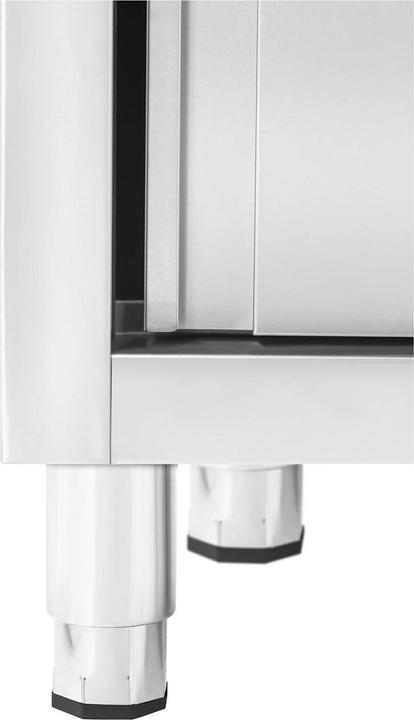 Actual product image Royal VKB Commercial Kitchen Sink with Cabinet - 1 basin - Royal Catering - Stainless steel - 500 x 400 x 240 (Top-mounted sink, 24 cm, 60 cm)