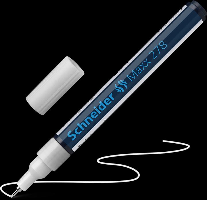 Produktbild Schneider Lackmarker Maxx 278 0,8mm weiss (Weiss, 0.80 mm, 1 x)