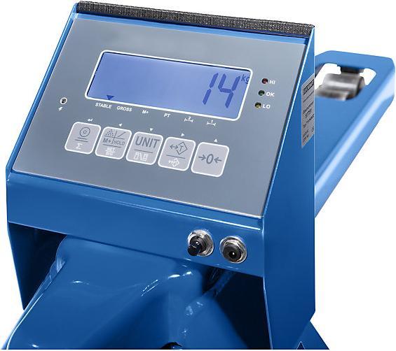 Produktbild eurokraft pro Paletthubwagen mit Waage, Gewicht 110 kg