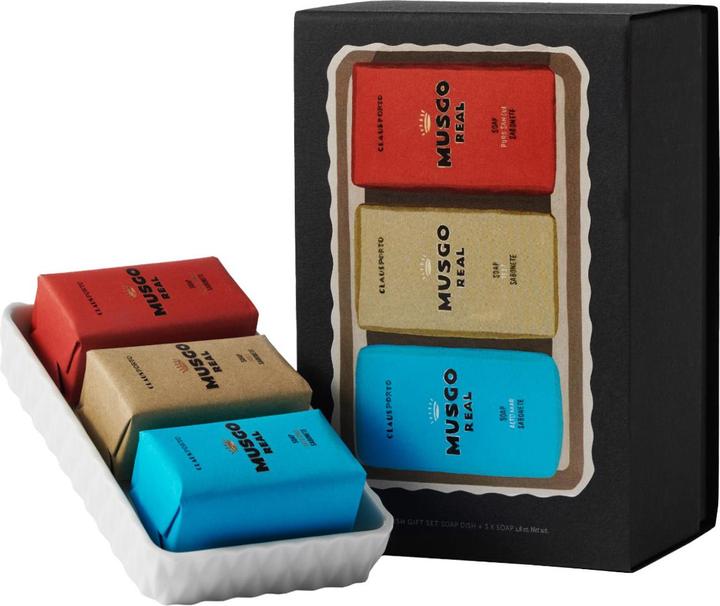 Image du produit Claus porto Coffret cadeau Savon plus 3 mini-savons Alto Mar, 1887, Puro Sangue (150 ml)