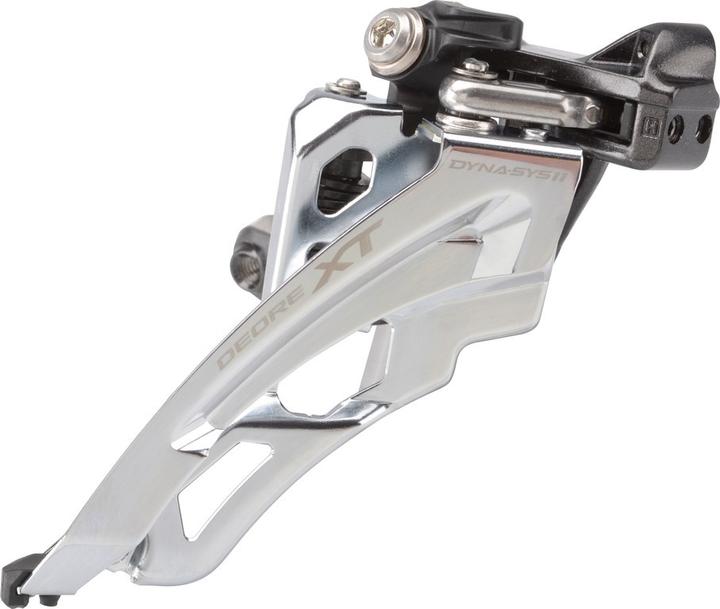 Produktbild Shimano Deore XT FD-M8000 Umwerfer 3x11 Schelle tief mit Adapter 318/286mm 66-69° 40 Zähne