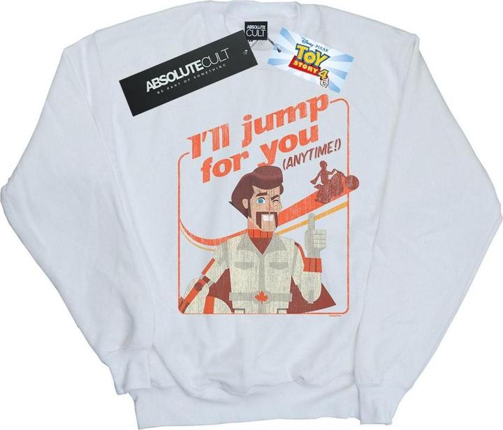 Disney Toy Story 4 Duke I'll Jump For You Sweatshirt (S)