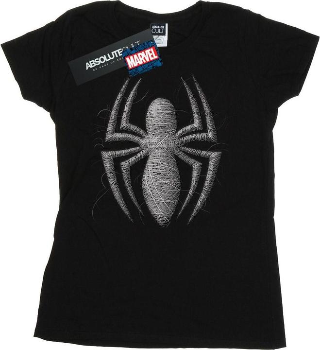 Image du produit - T-shirt SPIDER-MAN WEB LOGO - Femme (M)