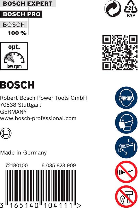 Image du produit Bosch Professional Zubehör Foret d'installation PRO Wood HSS, 26 x 100 x 600 mm (26 millimètres)