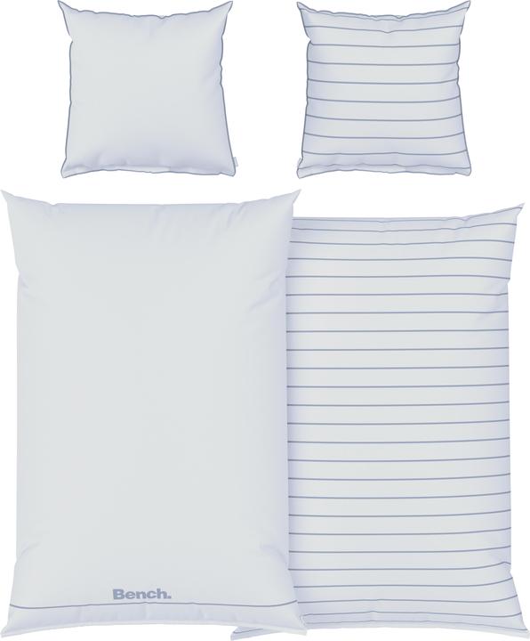 Actual product image Bench Bed linen "grey/striped" "Made in Green" (80/80 +135/200 cm) (Duvet cover, 170 x 170 cm)