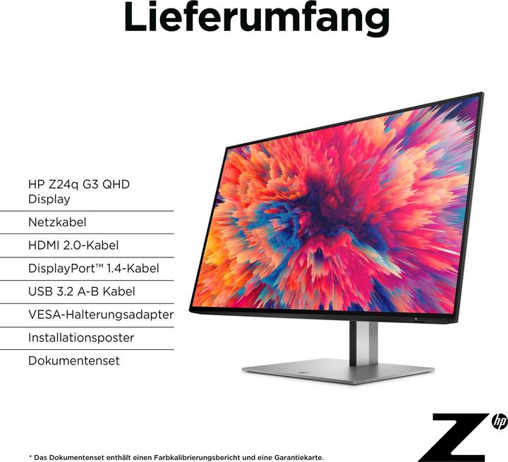 Produktbild HP Z24q G3 (2560 x 1440 Pixel, 23.80")