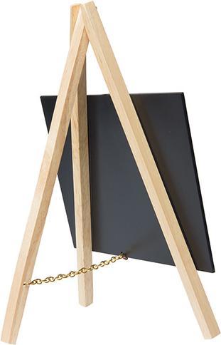 Image du produit Securit Tableau à craies de table MINI avec chevalet, hêtre (Tableau d'affichage)