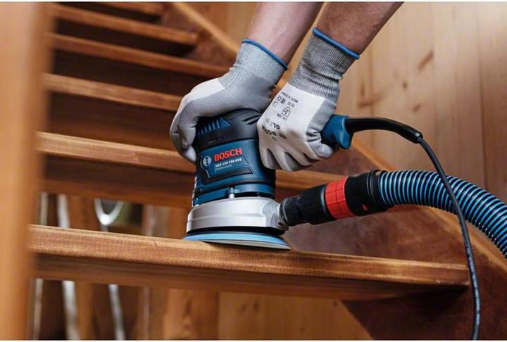 Actual product image Bosch Professional Sanding sheet M480 Net. Best for Wood and Paint. 115 mm. 120. 5-pack (120)