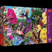 Actual product image Trefl Puzzle Premium Plus 1000 - A garden for the birds (1000 pieces)