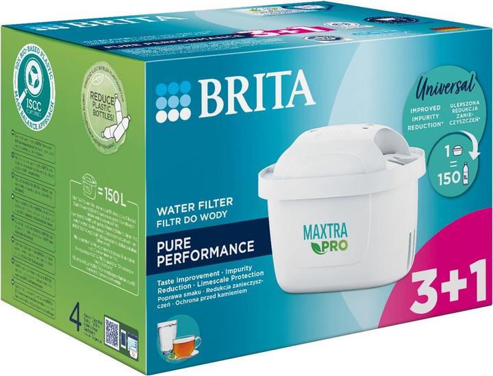 Actual product image Brita MX+ Pro Pure Performance Filter 3+1 pieces (4 x)