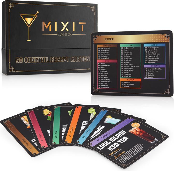 Produktbild Mixit Cards Cocktail Rezept Karten