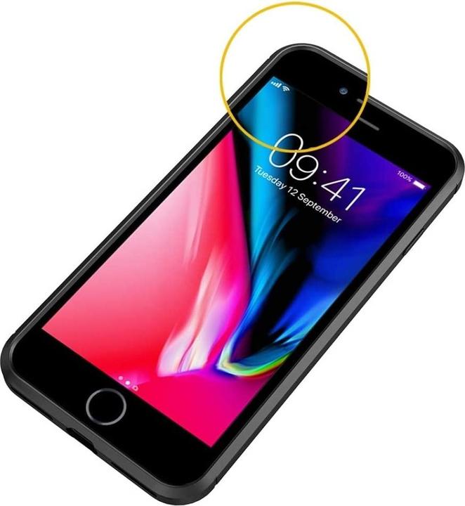 Image du produit Screenguard Apple iPhone SE 2022 Étui Carbon Brushed Soft TPU (Apple iPhone SE (3ème génération))