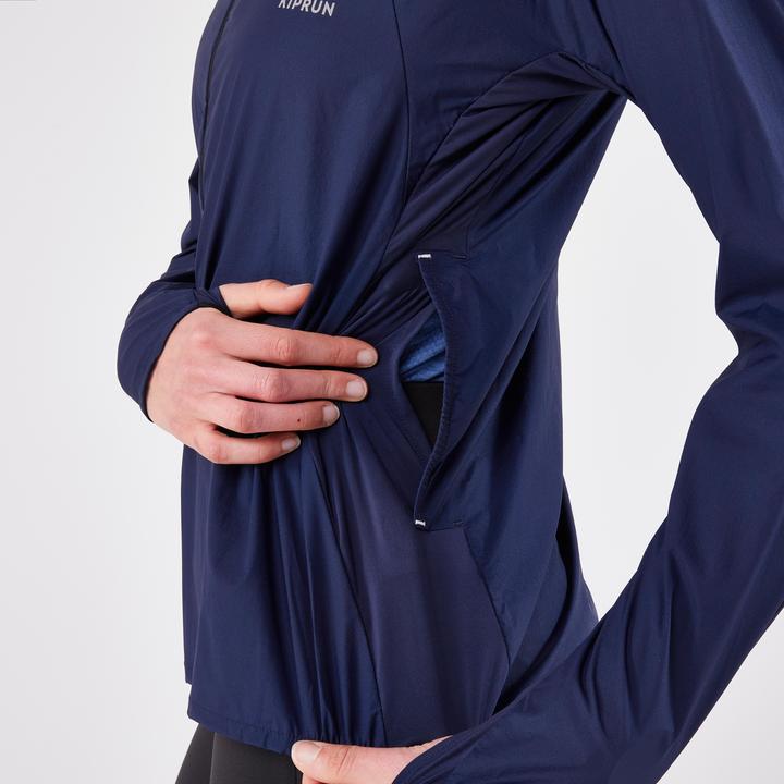 Produktbild Kiprun Laufjacke Trailrunning Damen winddicht - Run 900 Wind blau (44)