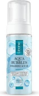 Actual product image Lirene Aqua Bubbles Hyaluronic Acid 4D Hydrating Foam For All Skin Types 150Ml (Foam, 150 ml)