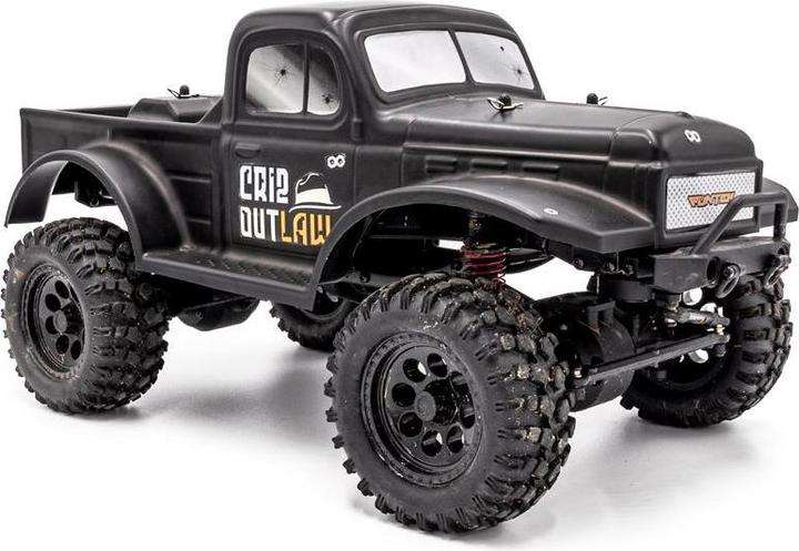 Actual product image Funtek Scale Crawler CR12 Outlaw Black, RTR, 1:12 (RTR Ready-to-Run)