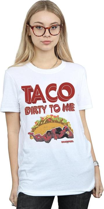 Image du produit - T-shirt DEADPOOL TACO DIRTY TO ME - Femme (M)