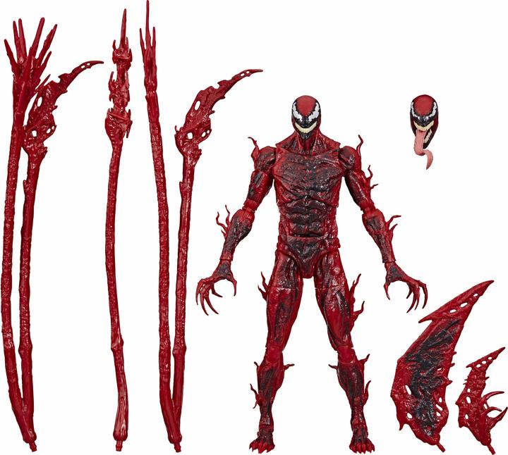 Actual product image Hasbro Venom: Let There Be Carnage Marvel Legends Action Figure Marvel's Carnage 15 cm