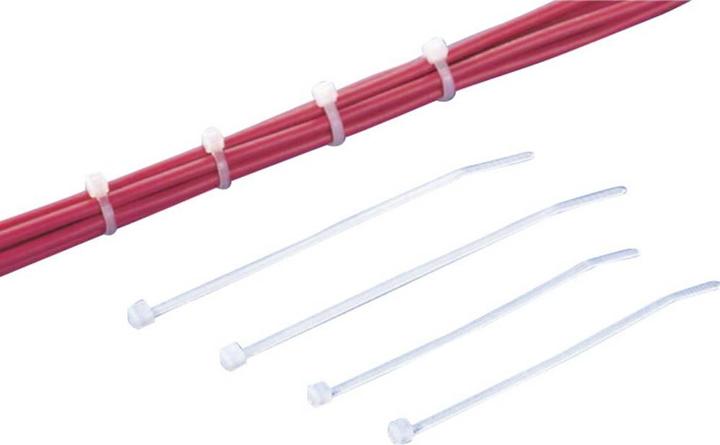 Actual product image HellermannTyton Cable tie 150x3,6mm PA6,6 (Plastic cable ties, 150 mm, 100 pcs.)