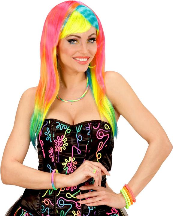 Immagine prodotto Magni Widmann 04407 - Parrucca neon fashion, colorata, carnevale, festa a tema