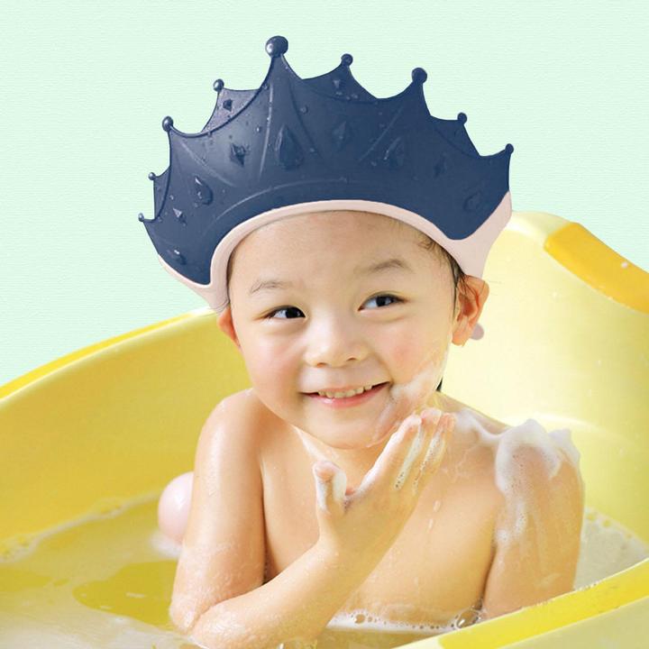Image du produit JTI Pare-bain pour enfants, couronne - bleu