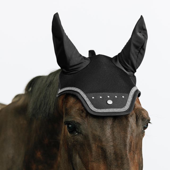 Immagine prodotto Fouganza Horse Riding Ear Net - Black Rhinestones