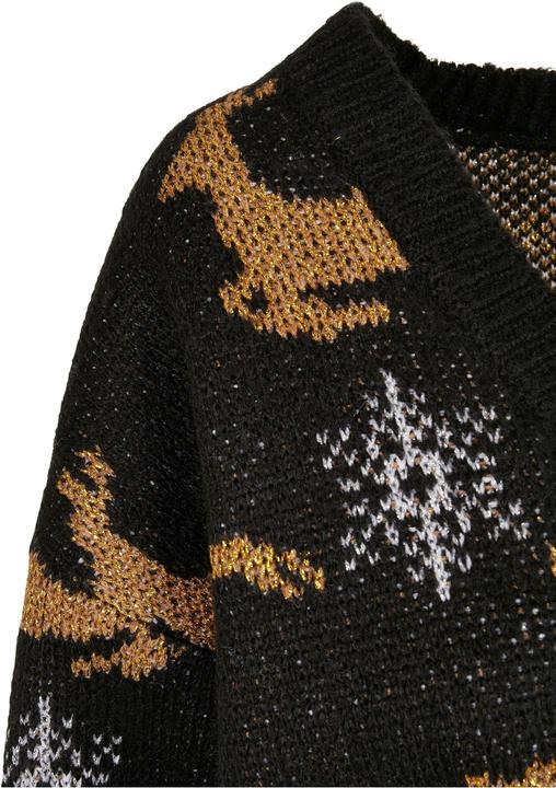 Actual product image Urban Classics Ladies Short Oversized Christmas Cardigan (4XL)