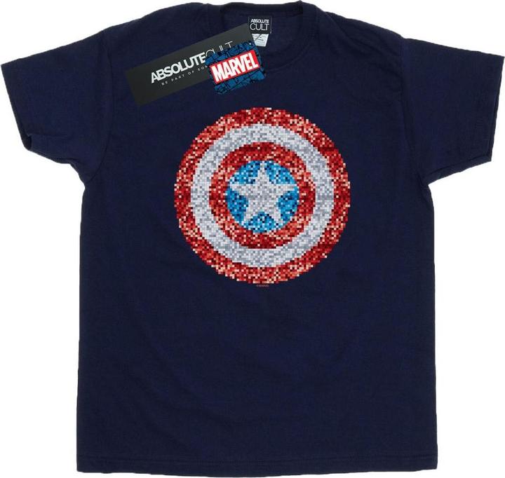 Produktbild Captain America Pixelated Shield TShirt (M)