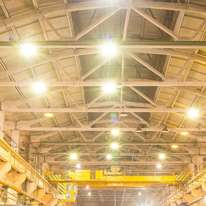 Produktbild Luxula LED-Hallenleuchte LX500136, HighBay, UFO, 150W, 15000lm, CCT, IP65 (15000 lm)