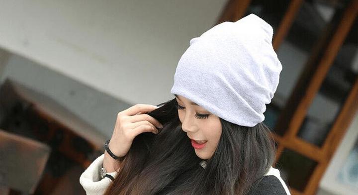 Produktbild JTI Dünne Beanie im Baggy-Stil - Braun