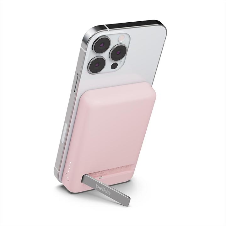Image du produit Belkin Magnetische Powerbank, MagSafe kompatible, mit Standfunktion für iPhone (5000 mAh, 7.50 W, 7.50 Wh)