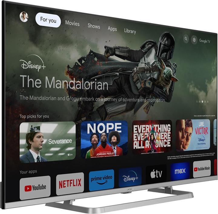 Produktbild Saba SA43Q80GTV 43-Zoll-UHD-Qled-Fernseher (43", QLED, 4K)