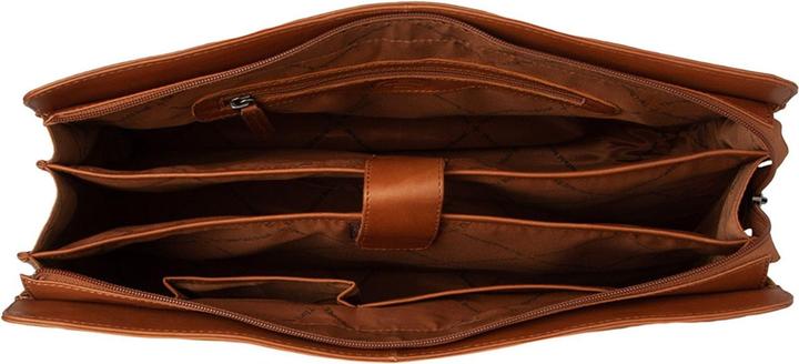 Actual product image The Chesterfield Brand Fidenza leather shoulder bag 40 cm laptop compartment (20 l)