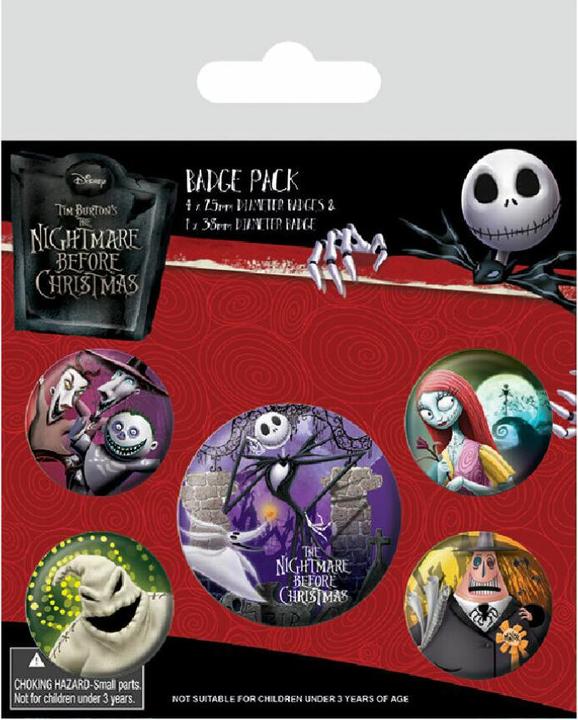 Pyramid NBX - Pack 5 Badges - Personnages