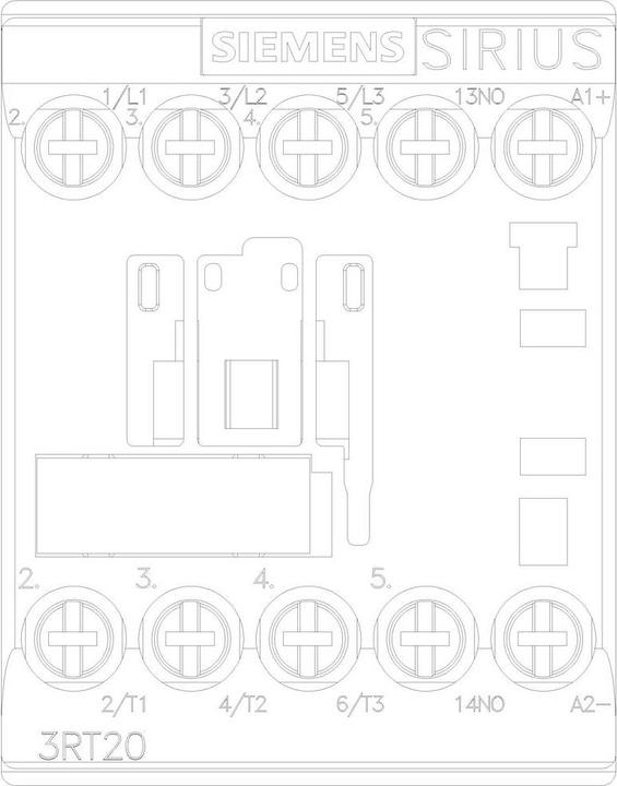 Actual product image Siemens Contactor 3kW 24Vdc size 00