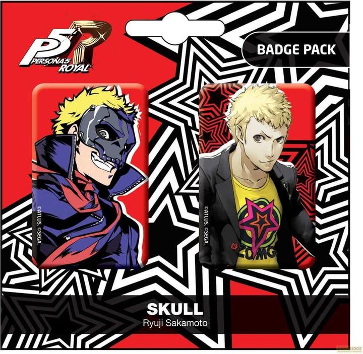 POPbuddies Persona 5 Royal pack 2 pin's Skull / Ryui Sakamoto