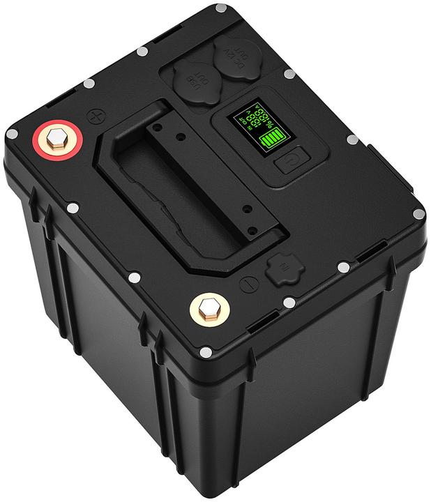 Image du produit TKA Batterie LiFePO4, 12 V, 60 Ah / 768 Wh, BMS, MPPT, 12 V DC, QC, PD 30 Watt (12 V, 60 Ah)