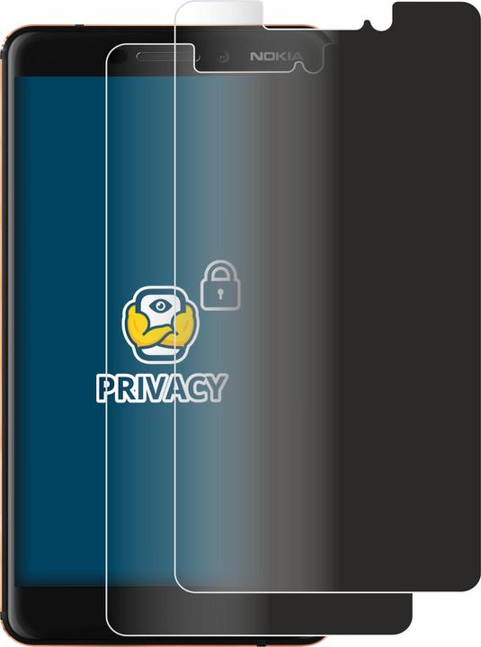 Actual product image BROTECT Anti-spy privacy film Blue light protection film (2 Piece, Nokia 6.1)
