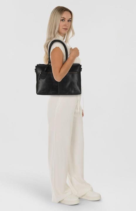 Actual product image Burkely On the move shopper bag leather 40 cm laptop compartment (17 l)