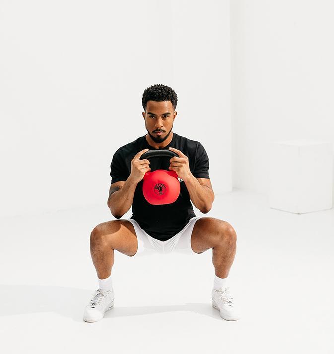 Actual product image Gorilla Sports Kettlebell Set (3 x 4 kg, 3 x 12 kg, 3 x 8 kg)